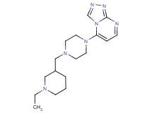 5-{4-[(1-ethylpiperidin-3-yl)methyl]piperazin-1-yl}[1,2,4]triazolo[4,3-a]pyrimidine