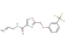 N-allyl-2-{[3-(trifluoromethyl)phenoxy]methyl}-1,3-oxazole-4-carboxamide