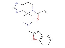 5-acetyl-1'-(1-benzofuran-2-ylmethyl)-1,5,6,7-tetrahydrospiro[imidazo[4,5-c]pyridine-4,4'-piperidine]