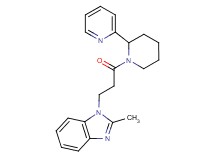 2-methyl-1-[3-oxo-3-(2-pyridin-2-ylpiperidin-1-yl)propyl]-1H-benzimidazole