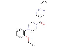 5-{[4-(2-ethoxyphenyl)-1-piperazinyl]carbonyl}-2-ethylpyrimidine