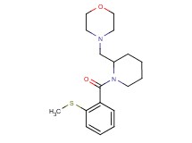 4-({1-[2-(methylthio)benzoyl]-2-piperidinyl}methyl)morpholine