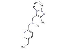 1-(5-ethylpyridin-2-yl)-N-methyl-N-[(2-methylimidazo[1,2-a]pyridin-3-yl)methyl]methanamine