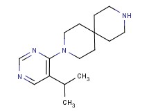 3-(5-isopropyl-4-pyrimidinyl)-3,9-diazaspiro[5.5]undecane dihydrochloride