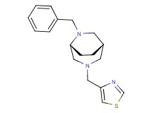 (1S*,5R*)-6-benzyl-3-(1,3-thiazol-4-ylmethyl)-3,6-diazabicyclo[3.2.2]nonane