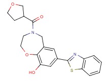 7-(1,3-benzothiazol-2-yl)-4-(tetrahydrofuran-3-ylcarbonyl)-2,3,4,5-tetrahydro-1,4-benzoxazepin-9-ol