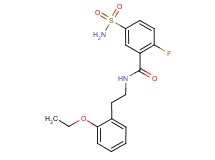 5-(aminosulfonyl)-N-[2-(2-ethoxyphenyl)ethyl]-2-fluorobenzamide