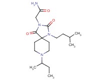 2-[8-sec-butyl-1-(3-methylbutyl)-2,4-dioxo-1,3,8-triazaspiro[4.5]dec-3-yl]acetamide