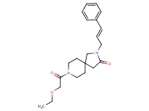 8-(ethoxyacetyl)-2-[(2E)-3-phenylprop-2-en-1-yl]-2,8-diazaspiro[4.5]decan-3-one