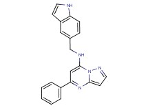 N-(1H-indol-5-ylmethyl)-5-phenylpyrazolo[1,5-a]pyrimidin-7-amine