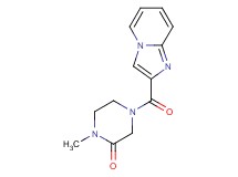 4-(imidazo[1,2-a]pyridin-2-ylcarbonyl)-1-methyl-2-piperazinone trifluoroacetate