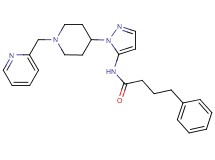 4-phenyl-N-{1-[1-(2-pyridinylmethyl)-4-piperidinyl]-1H-pyrazol-5-yl}butanamide
