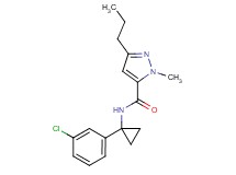 N-[1-(3-chlorophenyl)cyclopropyl]-1-methyl-3-propyl-1H-pyrazole-5-carboxamide