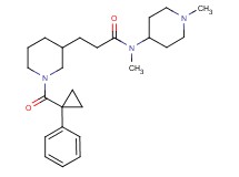N-methyl-N-(1-methyl-4-piperidinyl)-3-{1-[(1-phenylcyclopropyl)carbonyl]-3-piperidinyl}propanamide