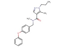 N,5-dimethyl-N-(4-phenoxybenzyl)-1-propyl-1H-pyrazole-4-carboxamide