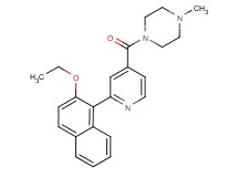 1-[2-(2-ethoxy-1-naphthyl)isonicotinoyl]-4-methylpiperazine