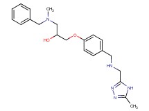 1-[benzyl(methyl)amino]-3-[4-({[(5-methyl-4H-1,2,4-triazol-3-yl)methyl]amino}methyl)phenoxy]-2-propanol