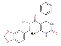 N-(1,3-benzodioxol-5-ylmethyl)-N,6-dimethyl-2-oxo-4-pyridin-3-yl-1,2,3,4-tetrahydropyrimidine-5-carboxamide
