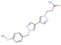 3-[1'-(4-methoxybenzyl)-1H,1'H-4,4'-bipyrazol-1-yl]propanamide