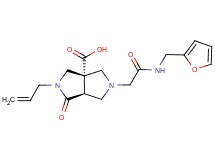 (3aS*,6aS*)-2-allyl-5-{2-[(2-furylmethyl)amino]-2-oxoethyl}-1-oxohexahydropyrrolo[3,4-c]pyrrole-3a(1H)-carboxylic acid