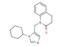 1-[(1-cyclohexyl-1H-imidazol-5-yl)methyl]-3,4-dihydroquinolin-2(1H)-one