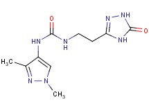 N-(1,3-dimethyl-1H-pyrazol-4-yl)-N'-[2-(5-oxo-4,5-dihydro-1H-1,2,4-triazol-3-yl)ethyl]urea