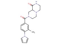 8-[3-methyl-4-(1H-pyrrol-1-yl)benzoyl]hexahydro-2H-pyrazino[1,2-a]pyrazin-1(6H)-one