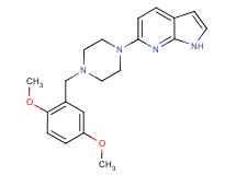 6-[4-(2,5-dimethoxybenzyl)piperazin-1-yl]-1H-pyrrolo[2,3-b]pyridine