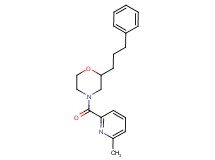 4-[(6-methyl-2-pyridinyl)carbonyl]-2-(3-phenylpropyl)morpholine