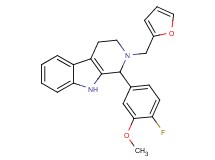 1-(4-fluoro-3-methoxyphenyl)-2-(2-furylmethyl)-2,3,4,9-tetrahydro-1H-beta-carboline