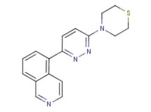5-(6-thiomorpholin-4-ylpyridazin-3-yl)isoquinoline