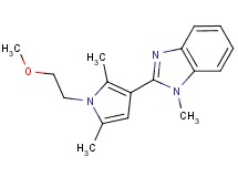 2-[1-(2-methoxyethyl)-2,5-dimethyl-1H-pyrrol-3-yl]-1-methyl-1H-benzimidazole