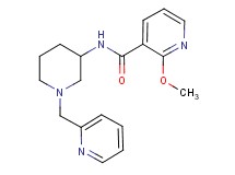 2-methoxy-N-[1-(2-pyridinylmethyl)-3-piperidinyl]nicotinamide