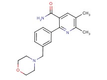 5,6-dimethyl-2-[3-(morpholin-4-ylmethyl)phenyl]nicotinamide