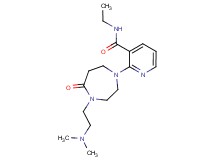 2-{4-[2-(dimethylamino)ethyl]-5-oxo-1,4-diazepan-1-yl}-N-ethylnicotinamide