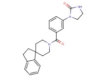1-[3-(2,3-dihydro-1'H-spiro[indene-1,4'-piperidin]-1'-ylcarbonyl)phenyl]imidazolidin-2-one