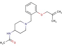 N-(1-{2-[(2-methylprop-2-en-1-yl)oxy]benzyl}piperidin-4-yl)acetamide