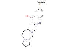 6-fluoro-2-[(9aS)-hexahydro-1H-pyrrolo[1,2-a][1,4]diazepin-2(3H)-ylmethyl]quinolin-4-ol