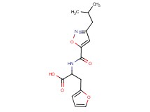 3-(2-furyl)-N-[(3-isobutyl-5-isoxazolyl)carbonyl]alanine