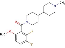 1-(2,3-difluoro-6-methoxybenzoyl)-1'-methyl-4,4'-bipiperidine