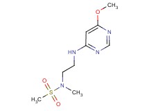 N-{2-[(6-methoxypyrimidin-4-yl)amino]ethyl}-N-methylmethanesulfonamide