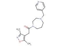 1-[(3,5-dimethyl-4-isoxazolyl)acetyl]-4-(4-pyridinylmethyl)-1,4-diazepane