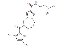 N-[2-(dimethylamino)ethyl]-5-[(3,5-dimethyl-1H-pyrrol-2-yl)carbonyl]-5,6,7,8-tetrahydro-4H-pyrazolo[1,5-a][1,4]diazepine-2-carboxamide