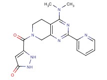 5-{[4-(dimethylamino)-2-pyridin-2-yl-5,8-dihydropyrido[3,4-d]pyrimidin-7(6H)-yl]carbonyl}-1,2-dihydro-3H-pyrazol-3-one
