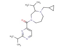 1-(cyclopropylmethyl)-2-isopropyl-4-[(2-isopropylpyrimidin-4-yl)carbonyl]-1,4-diazepane