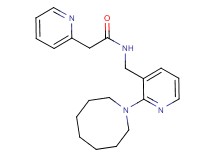 N-{[2-(1-azocanyl)-3-pyridinyl]methyl}-2-(2-pyridinyl)acetamide