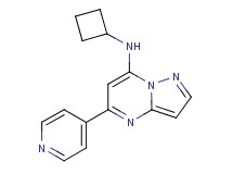 N-cyclobutyl-5-(4-pyridinyl)pyrazolo[1,5-a]pyrimidin-7-amine