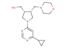 [(3R*,4R*)-1-(6-cyclopropyl-4-pyrimidinyl)-4-(4-morpholinylmethyl)-3-pyrrolidinyl]methanol