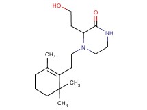 3-(2-hydroxyethyl)-4-[2-(2,6,6-trimethylcyclohex-1-en-1-yl)ethyl]piperazin-2-one