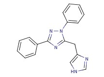 5-(1H-imidazol-4-ylmethyl)-1,3-diphenyl-1H-1,2,4-triazole